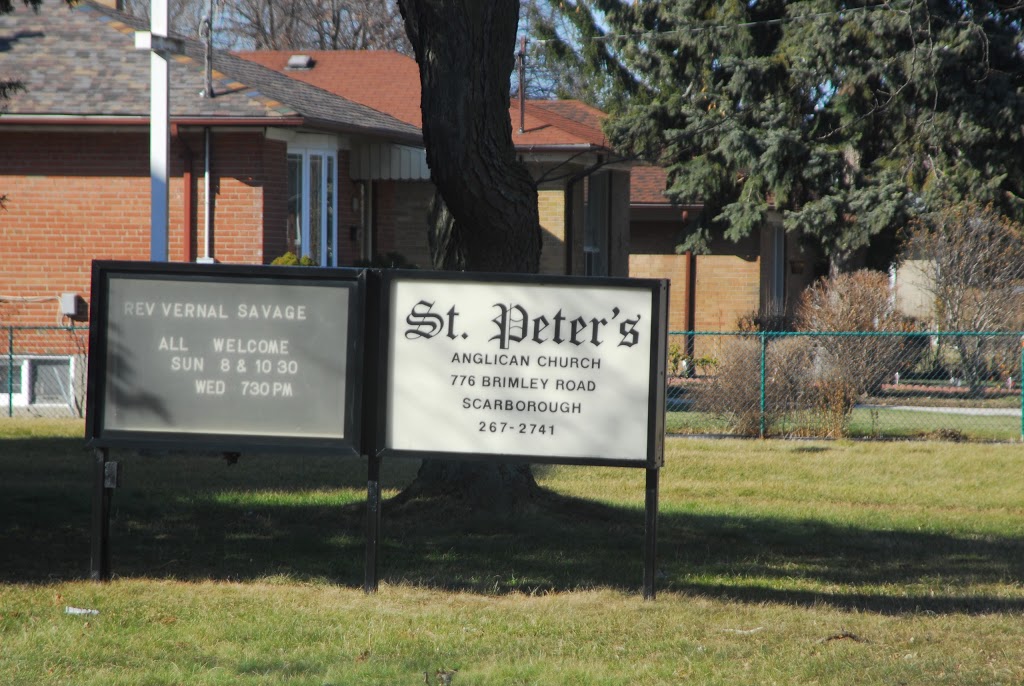 St. Peters Anglican Church | 776 Brimley Rd, Toronto, ON M1J 1C6, Canada | Phone: (416) 267-2741