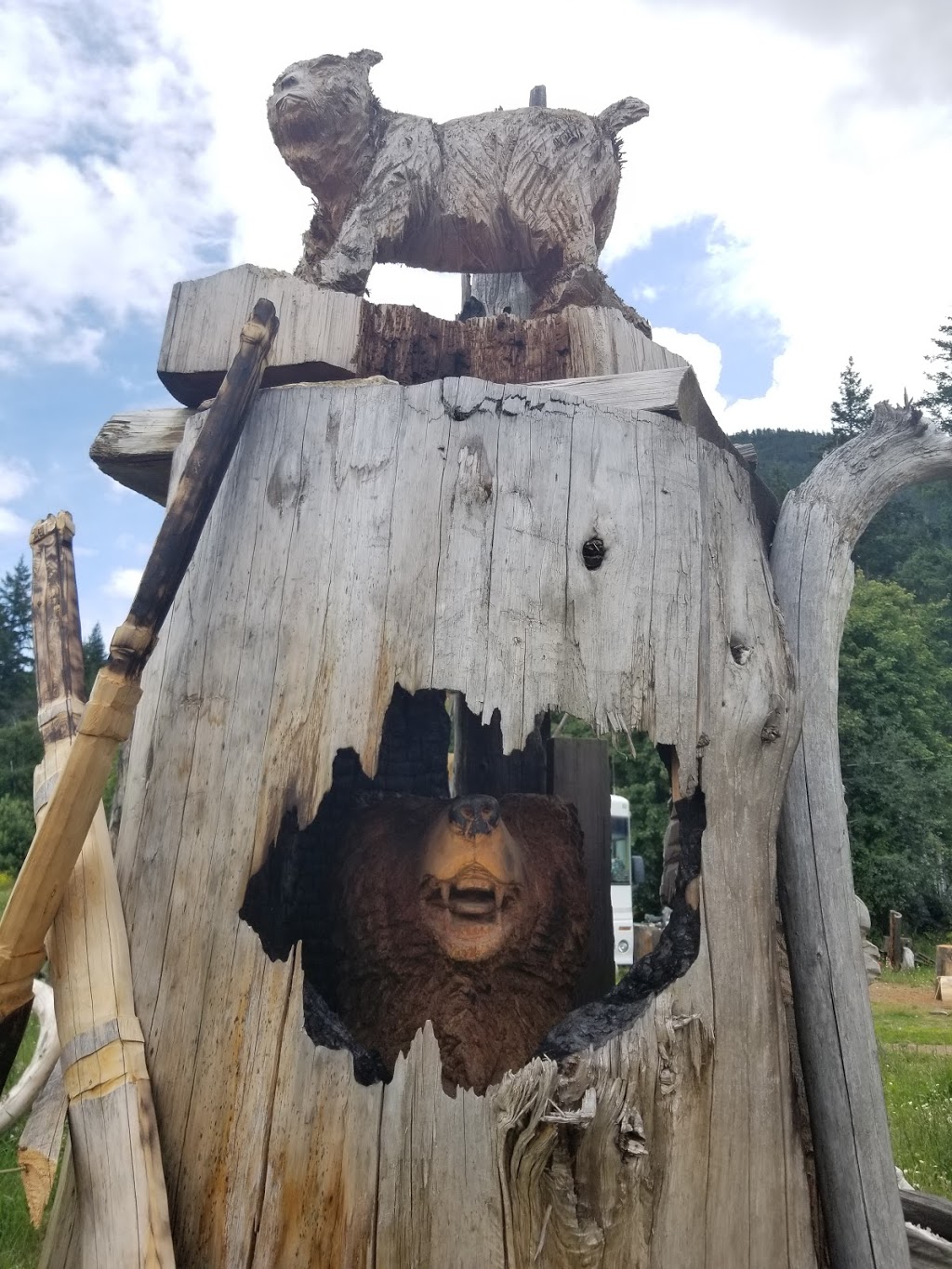 Gary Foster Originals- Wood Sculpture & Waterfalls | Chum Creek 2, BC V0E, Canada | Phone: (250) 371-0669