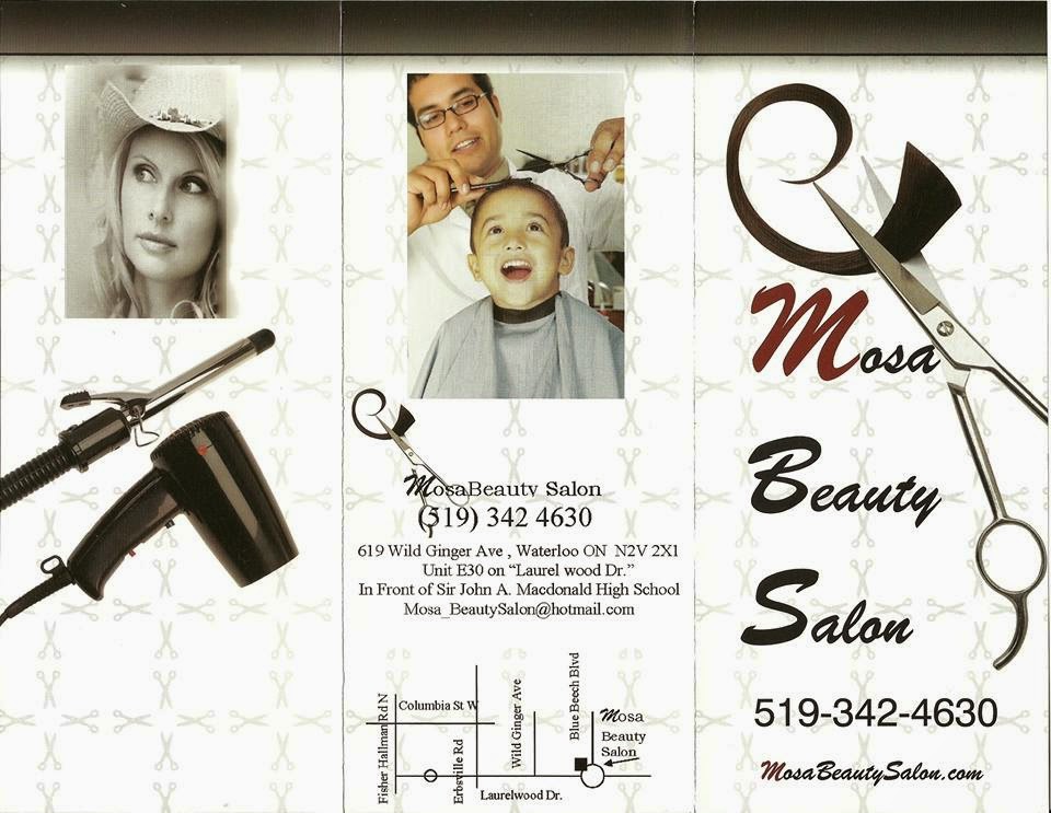 Mosa Beauty Salon | 619 Wild Ginger Ave Unit E30, Waterloo, ON N2V 2X1, Canada | Phone: (519) 342-4630