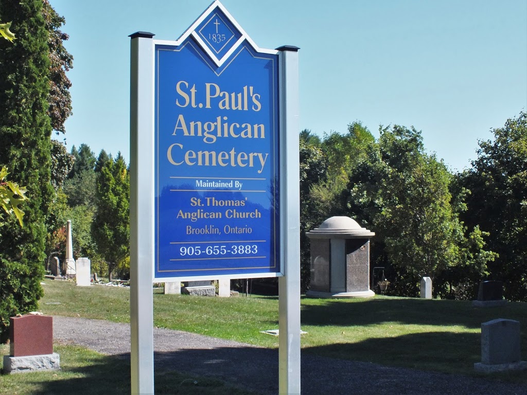 St. Pauls Anglican Cemetery | Box 274, Brooklin, ON L1M 1B5, Canada | Phone: (647) 472-5255