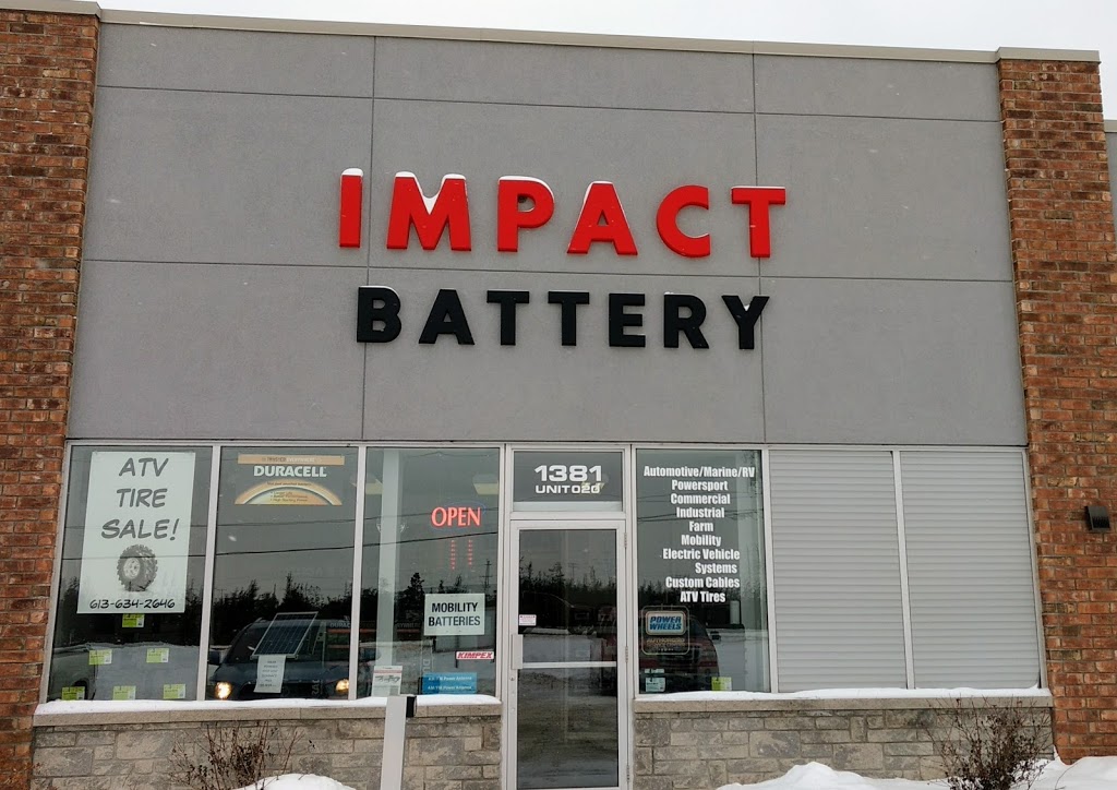 Impact Battery and Powersport Accessories | 1381 Midland Ave #20, Kingston, ON K7P 2W5, Canada | Phone: (613) 634-2646