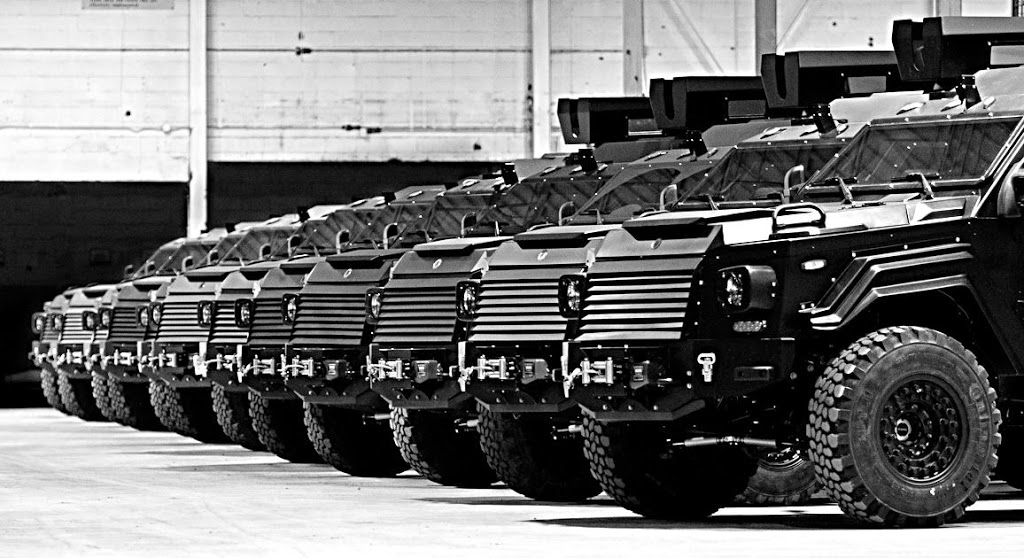 Terradyne Armored Vehicles Inc. | 402 Mulock Dr #1, Newmarket, ON L3Y 9B8, Canada | Phone: (905) 895-1010