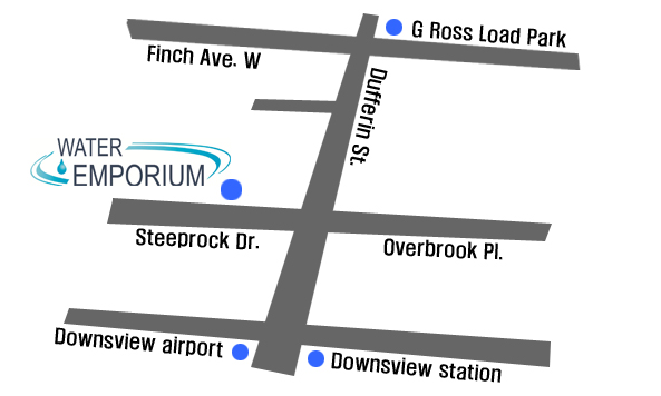 Water Emporium | 840 Steeprock Dr, North York, ON M3J 2X2, Canada | Phone: (416) 619-0258