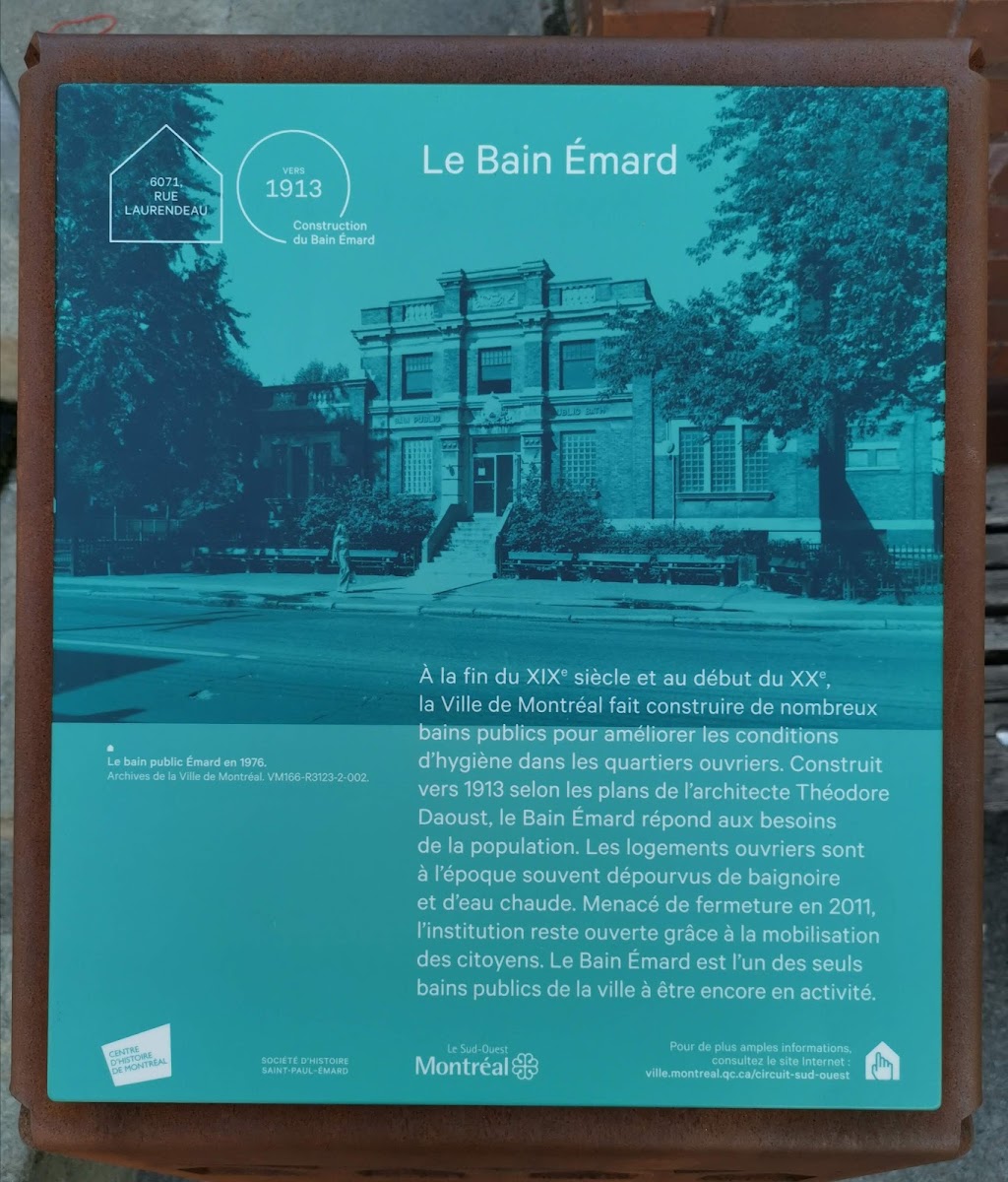 Bain Émard | 6071 Rue Laurendeau, Montréal, QC H4E 3X6, Canada | Phone: (514) 872-2585