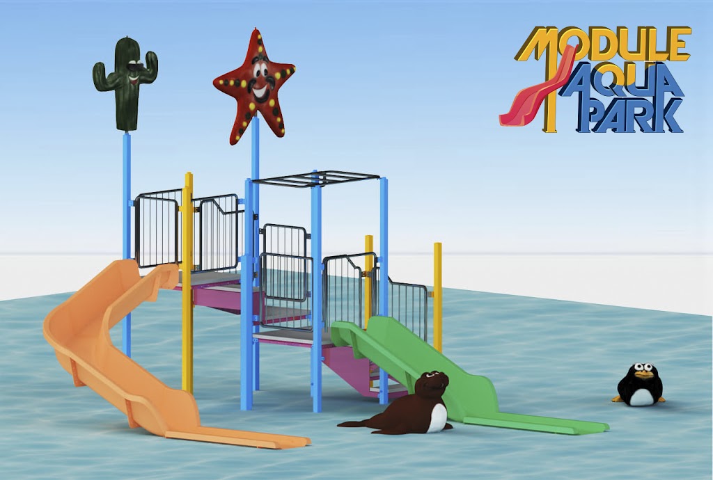 Module Aqua Park - Fabricants De Jeux Deau Extérieurs | 5960 Rang 5, Saint-Hyacinthe, QC J2R 2A4, Canada | Phone: (438) 376-5525