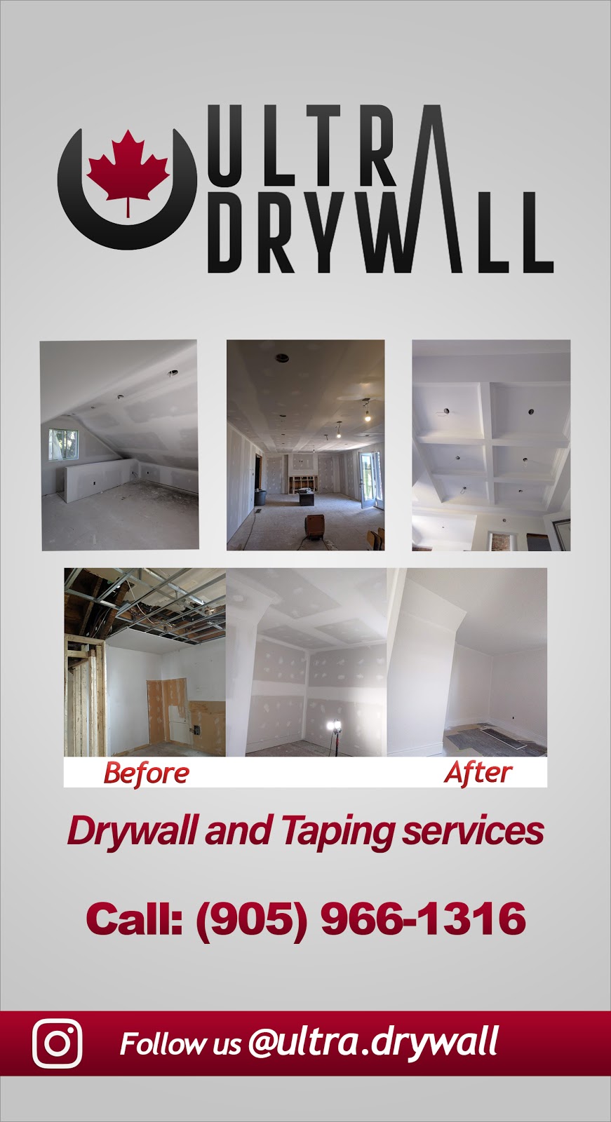 Ultra drywall | Greencedar Dr, Hamilton, ON L9C 6W6, Canada | Phone: (289) 788-2089