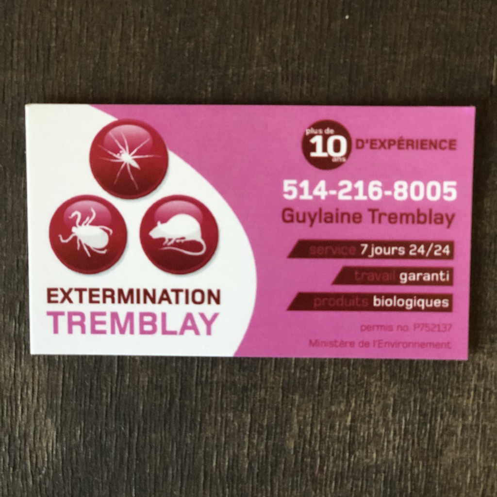 Extermination Guylaine Tremblay | 7291 Avenue de la Malicorne, Anjou, QC H1M 1H2, Canada | Phone: (514) 216-8005