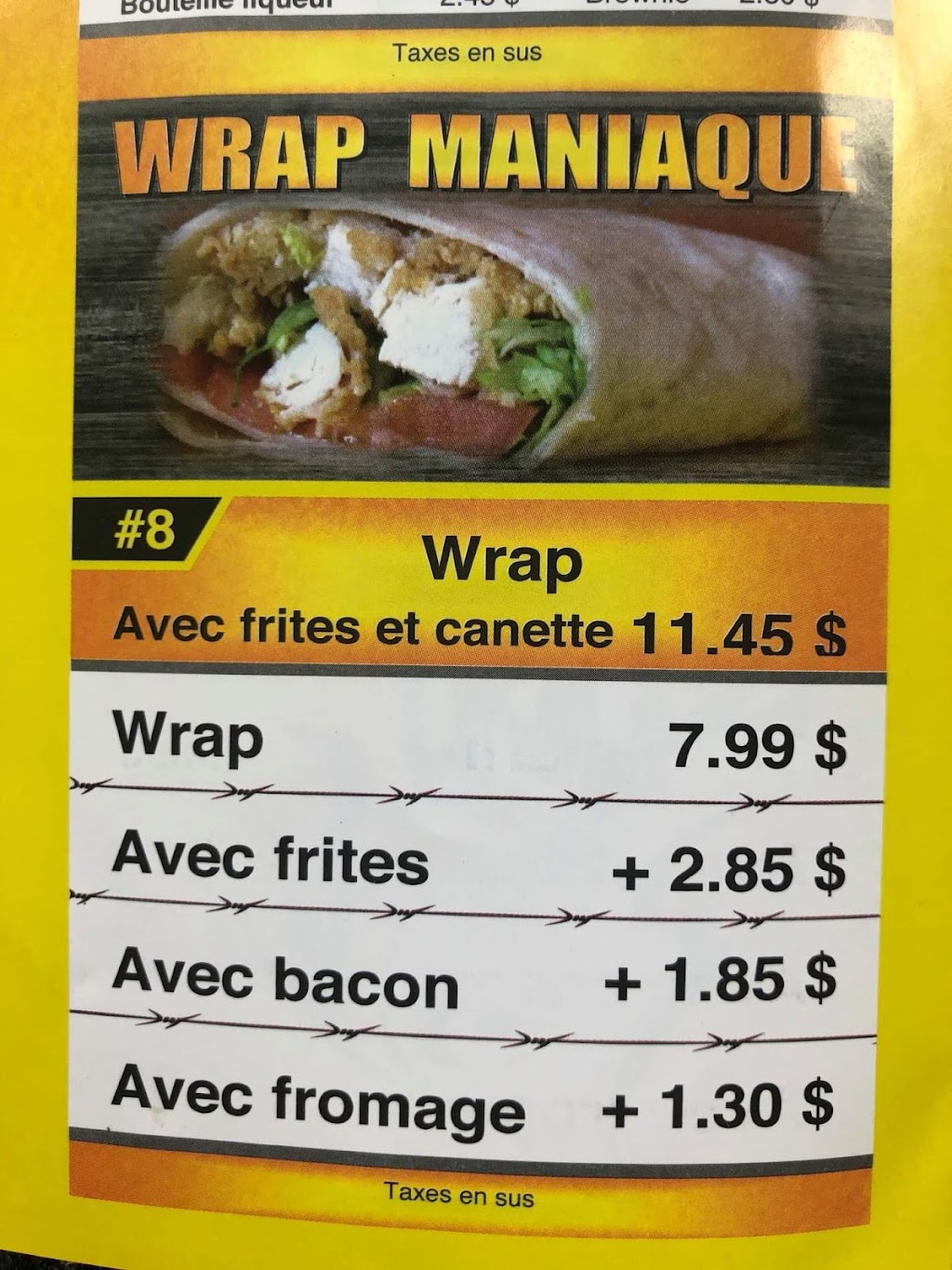 Poulet Frit Maniaque | 435 Mnt de la Source, Cantley, QC J8V 3B5, Canada | Phone: (819) 607-0578