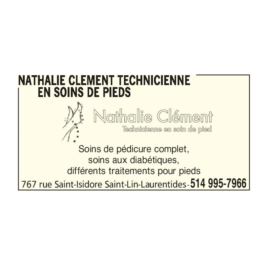 Nathalie Clément Technicienne en Soins de Pieds | 767 Rue Saint-Isidore, Saint-Lin - Laurentides, QC J5M 2V1, Canada | Phone: (514) 995-7966