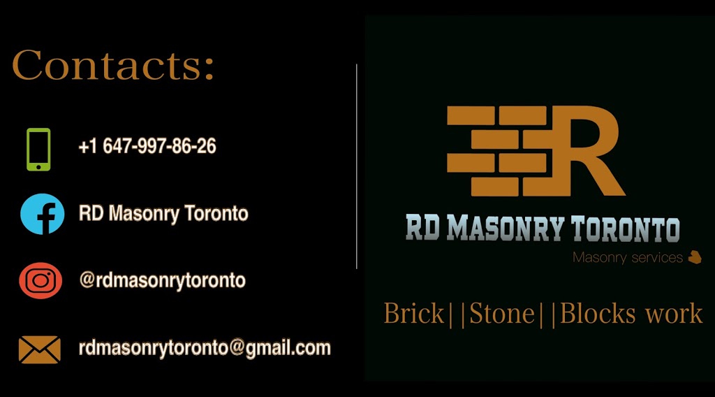 Rdmasonrytoronto | 51 Napanee St, Richmond Hill, ON L4E 0X3, Canada | Phone: (647) 997-8626