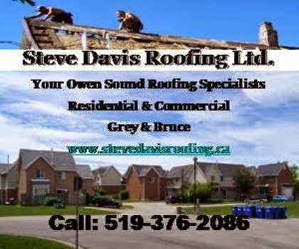 Steve Davis Roofing Ltd. | 2045 20th Ave E #8, Leith, ON N0H 1V0, Canada | Phone: (519) 376-8830