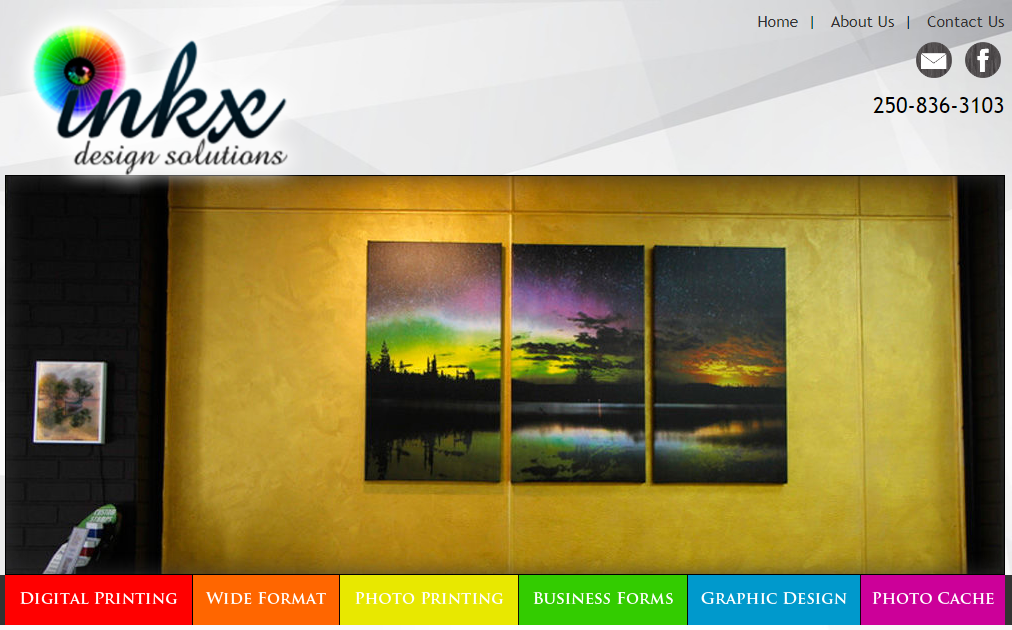 Inkx Design & Printing Solutions | 444 Main St, Sicamous, BC V0E 2V0, Canada | Phone: (250) 836-3103