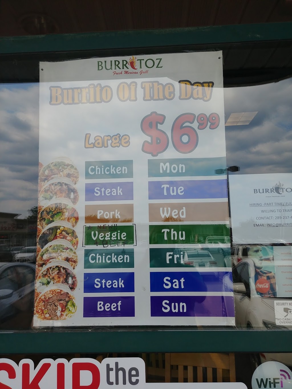 Burritoz | 1035 Brant St, Burlington, ON L7R 4X6, Canada | Phone: (905) 333-6464