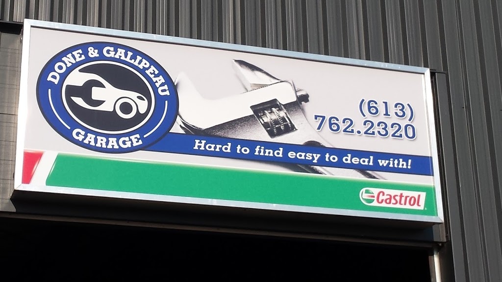 Done and Galipeau Auto Service | 3820 Leitrim Rd, Gloucester, ON K1G 3N4, Canada | Phone: (613) 822-2272