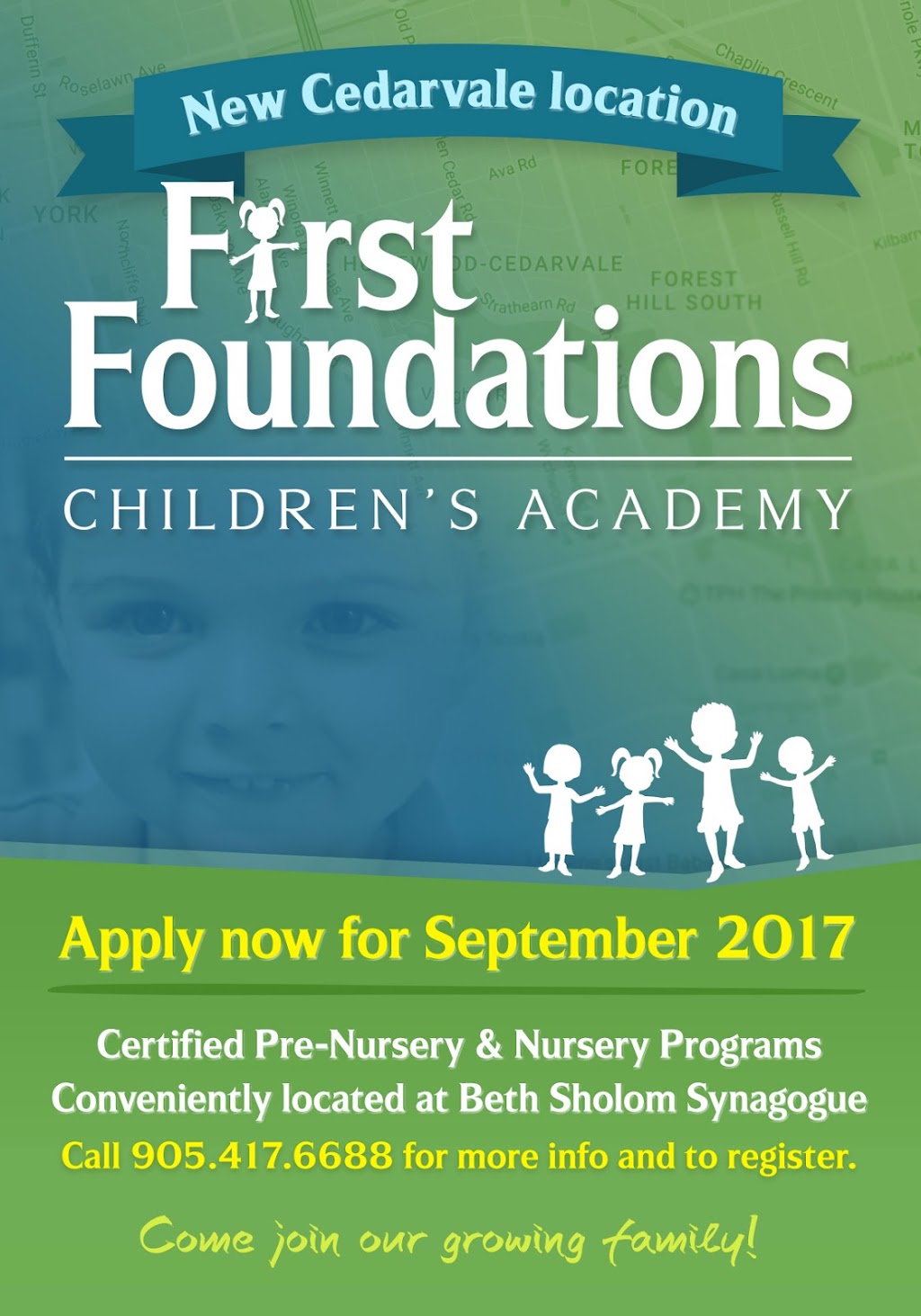 First Foundations Childrens Academy - Thornhill | 1076 Rutherford Rd #1, Maple, ON L6A 1S2, Canada | Phone: (905) 417-6688