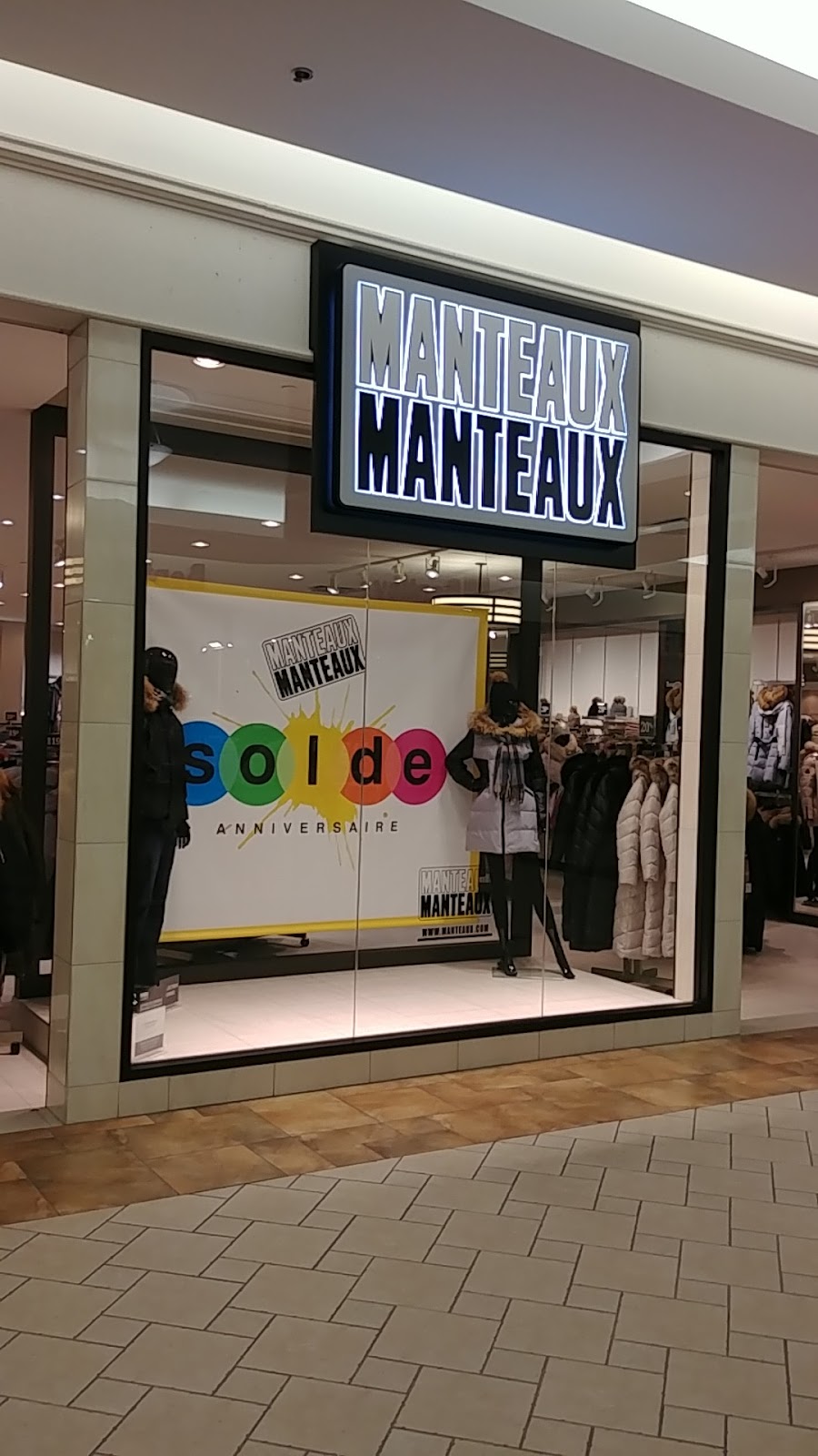 Manteaux Manteaux | Promenade Beauport, 3333 Rue du Carrefour, Quebec City, QC G1C 5R9, Canada | Phone: (581) 702-5250