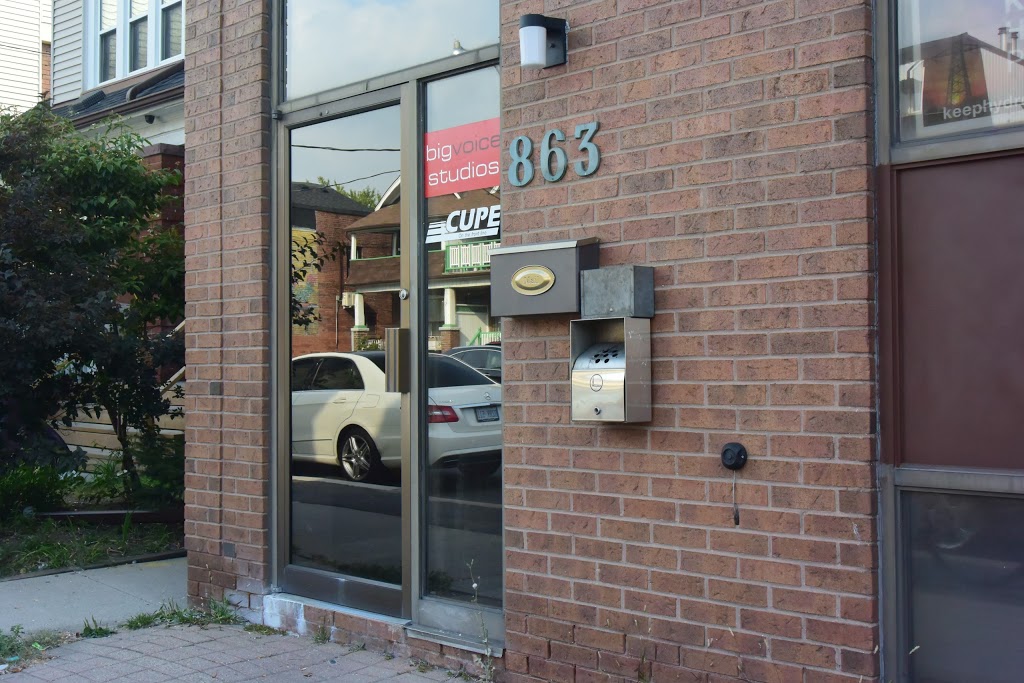 BIG VOICE STUDIOS | 2, 863 Broadview Ave, Toronto, ON M4K 2P9, Canada | Phone: (416) 466-1816