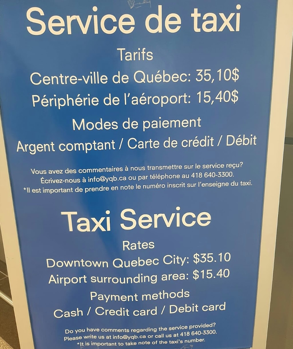 Taxi de la Capitale | 3992 Bd Sainte-Anne App. 2, Québec, QC G1E 0G1, Canada | Phone: (418) 575-0967