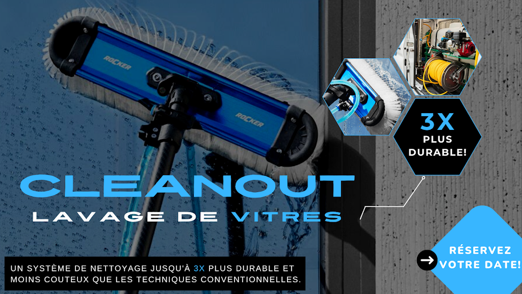 Lavage de vitres Saint-Jérôme - CLEANOUT.CA | 20 Rue de lÉrablière E, Saint-Hippolyte, QC J8A 1A4, Canada | Phone: (514) 582-8700