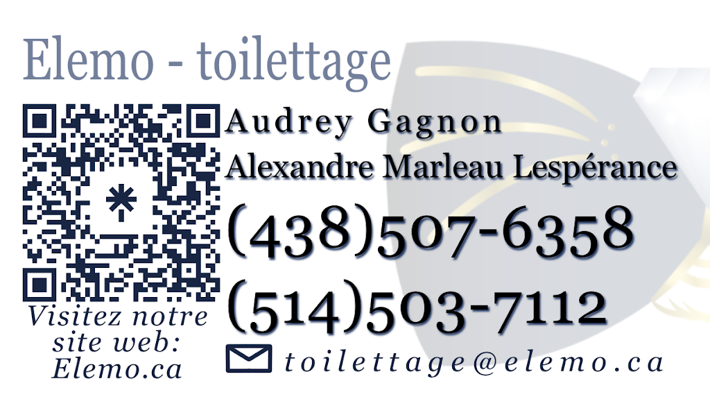 Toilettage Elemo | Rue Picard, Saint-Eustache, QC J7R 4L8, Canada | Phone: (438) 507-6358
