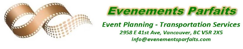 Evenements Parfaits Vancouver | 2958 E 41st Ave, Vancouver, BC V5R 2X5, Canada | Phone: (604) 292-7086