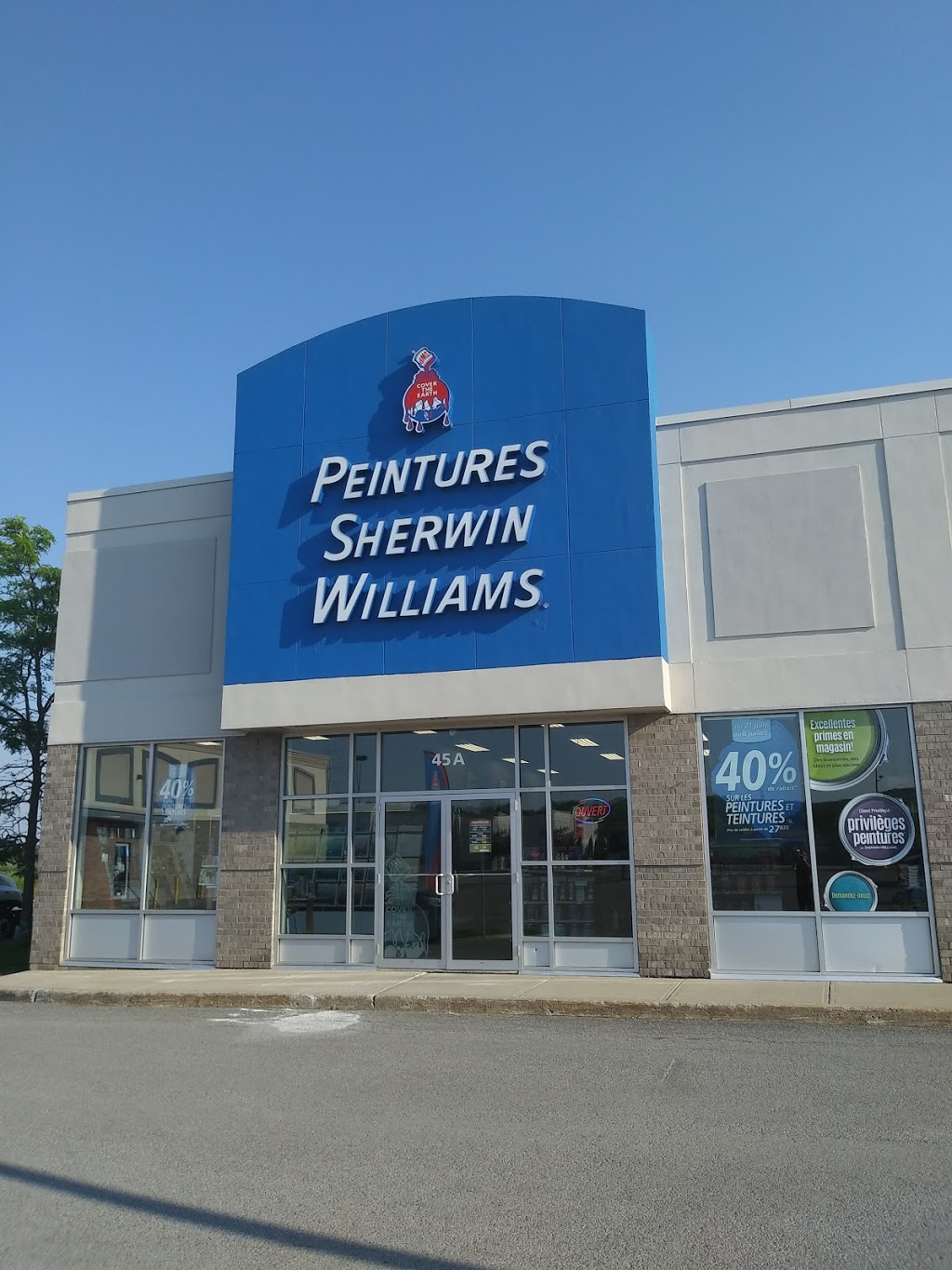 Sherwin-Williams Paint Store | 45A Boul du Plateau, Gatineau, QC J9A 3G1, Canada | Phone: (819) 778-2882