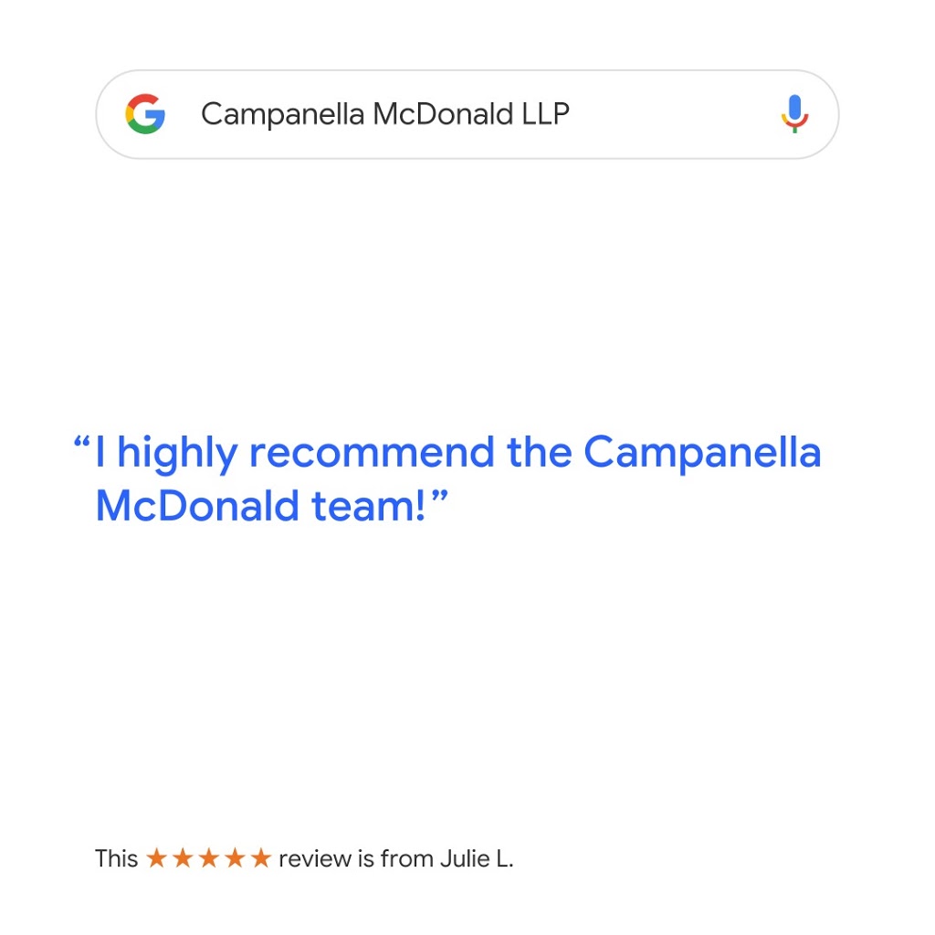 Campanella McDonald LLP | 5045 Mainway Unit 208, Burlington, ON L7L 5Z1, Canada | Phone: (289) 813-0097