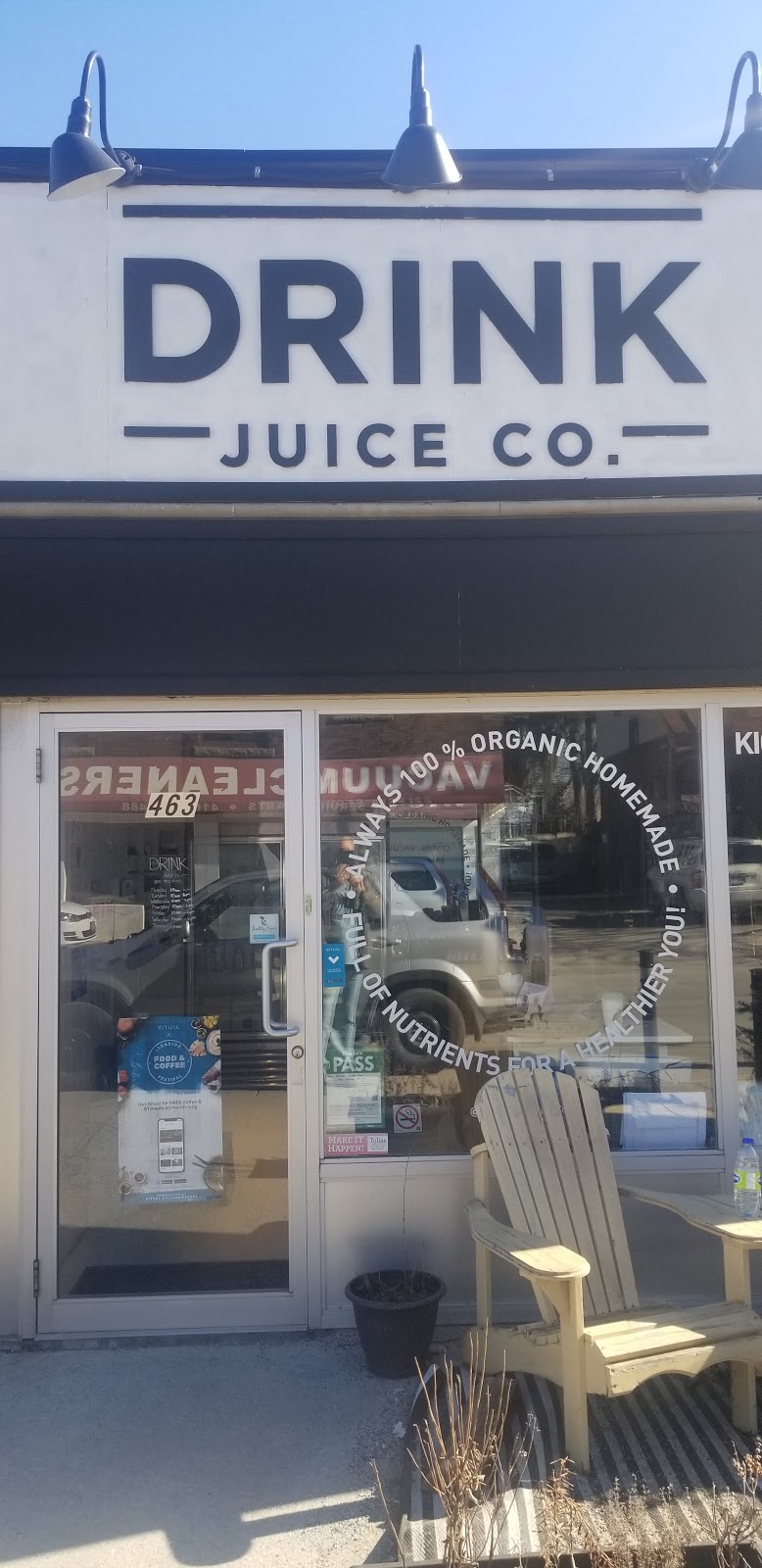 Drink Juice Co. | 463 Manor Rd E, Toronto, ON M4S 1T3, Canada | Phone: (647) 352-4333