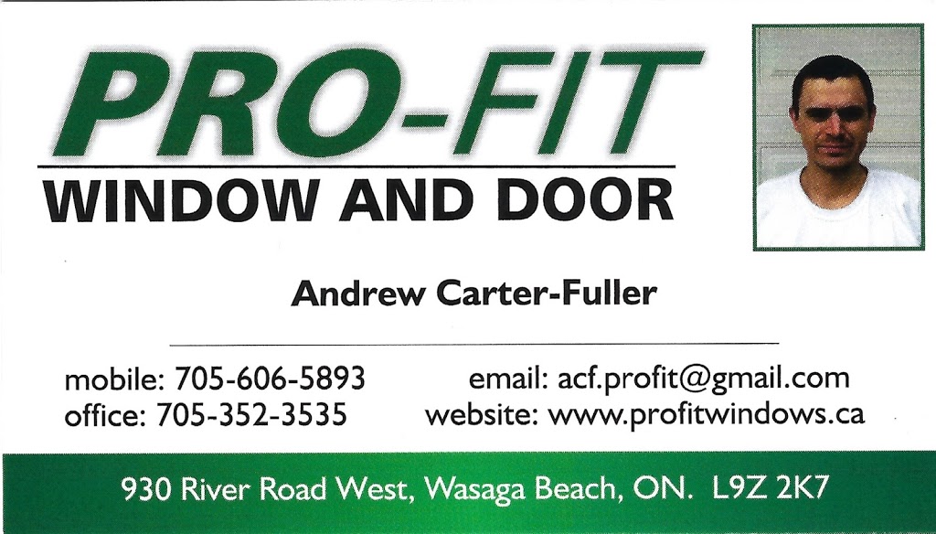 PRO-FIT Window & Door | 930 River Rd W #5, Wasaga Beach, ON L9Z 2K7, Canada | Phone: (705) 352-3535