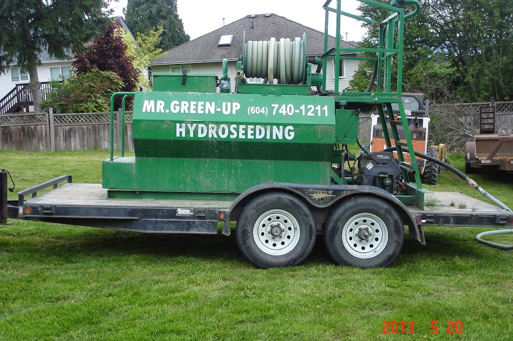 Mr Green-Up Hydroseeding | 793 Celestial Pl, Gibsons, BC V0N 1V9, Canada | Phone: (604) 740-1211