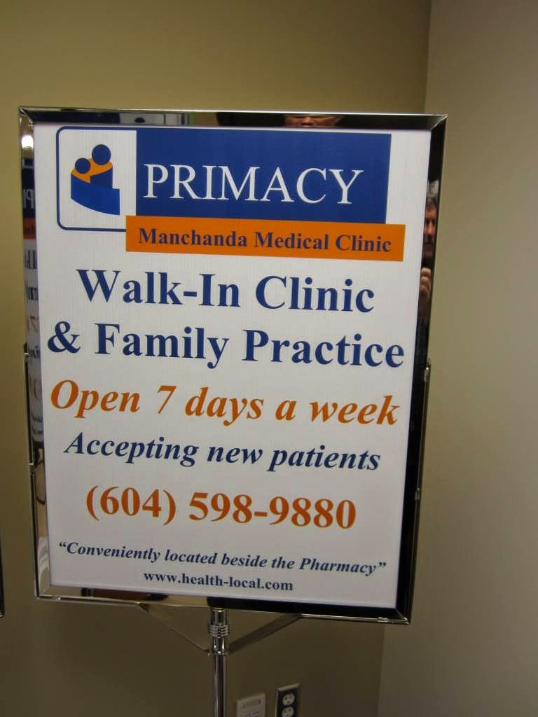 Primacy - Manchanda Medical Clinic | 7550 King George Blvd, Surrey, BC V3W 2T2, Canada | Phone: (604) 598-9880