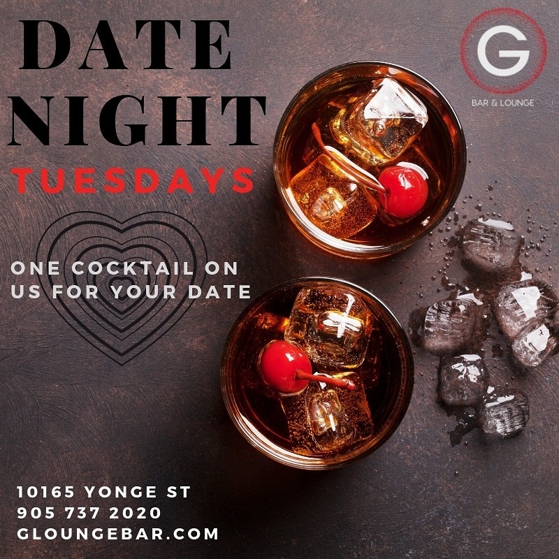 G Bar & Lounge | 10165 Yonge St, Richmond Hill, ON L4C 1T5, Canada | Phone: (905) 737-2020