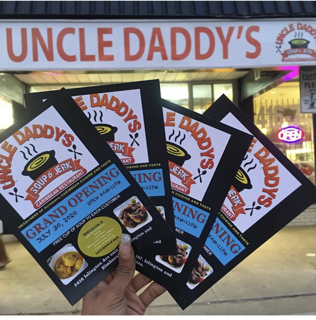 Uncle Daddys Soup and Jerk Restaurant | 2428 Islington Ave Unit 107, Etobicoke, ON M9W 3X9, Canada | Phone: (647) 245-3455