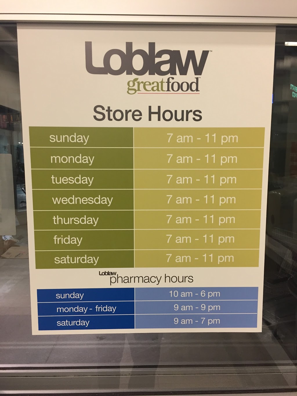 Loblaw pharmacy | 1460 Merivale Rd, Nepean, ON K2E 5P2, Canada | Phone: (613) 226-2611