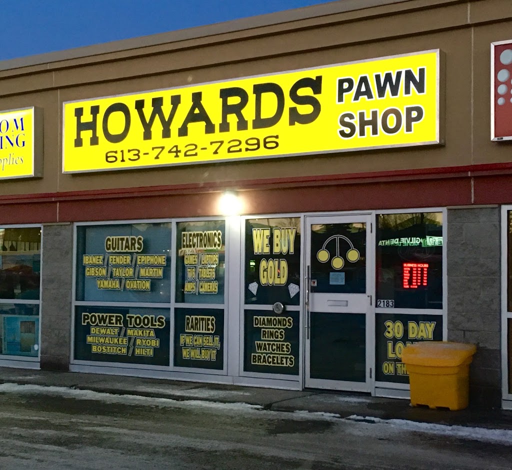 Howards Pawnshop | 2183 Ogilvie Rd, Gloucester, ON K1J 8Y7, Canada | Phone: (613) 742-7296