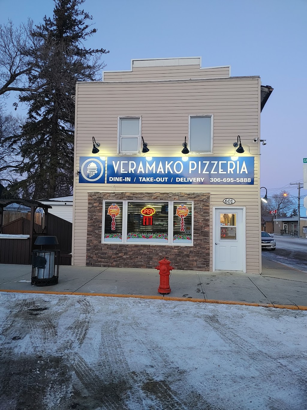 Veramako Pizzeria | 601 Grand Ave, Indian Head, SK S0G 2K0, Canada | Phone: (306) 695-5888