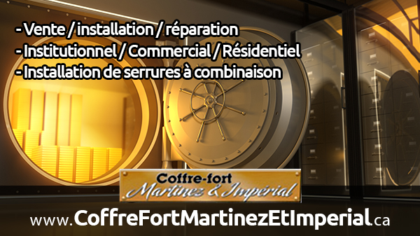 Coffre-fort Martinez et Imperial | 1107 Rang N, Saint-Norbert, QC J0K 3C0, Canada | Phone: (514) 497-7899