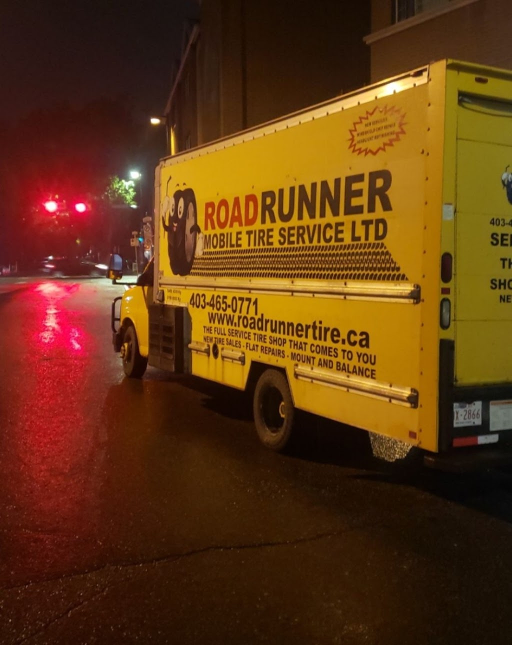 Road Runner Mobile Tire Service Ltd | 2111 Murphy Rd NE, Calgary, AB T2E 5X6, Canada | Phone: (403) 465-0771