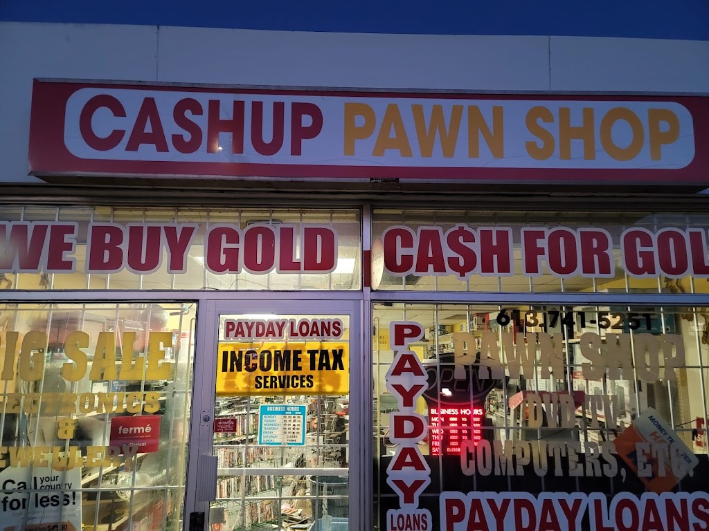 Cashup Pawnshop | 627 Center St, Ottawa, ON K1K 2N8, Canada | Phone: (613) 741-5251