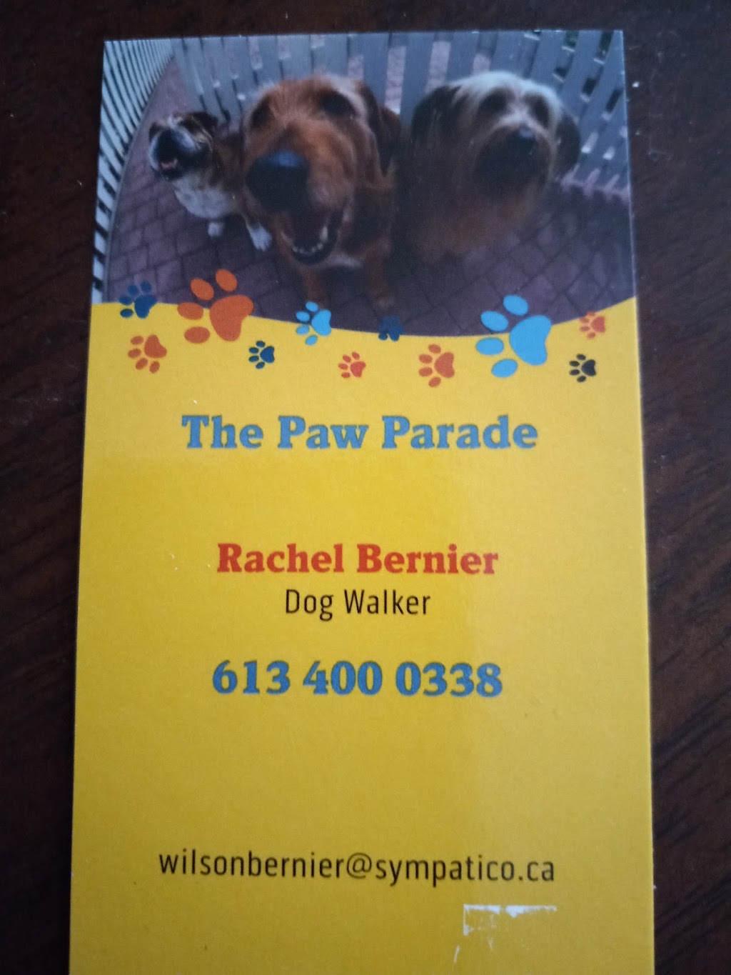 Paw Parade Dog Walking | 1043 Rick Hansen Crescent, Ottawa, ON K4P 1M4, Canada | Phone: (613) 400-0338