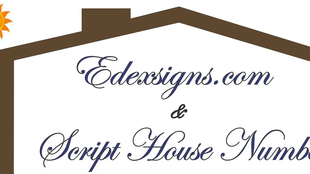 Edexsigns & script house numbers | 456 Spring Blossom Crescent, Oakville, ON L6H 6Y5, Canada | Phone: (905) 580-9592