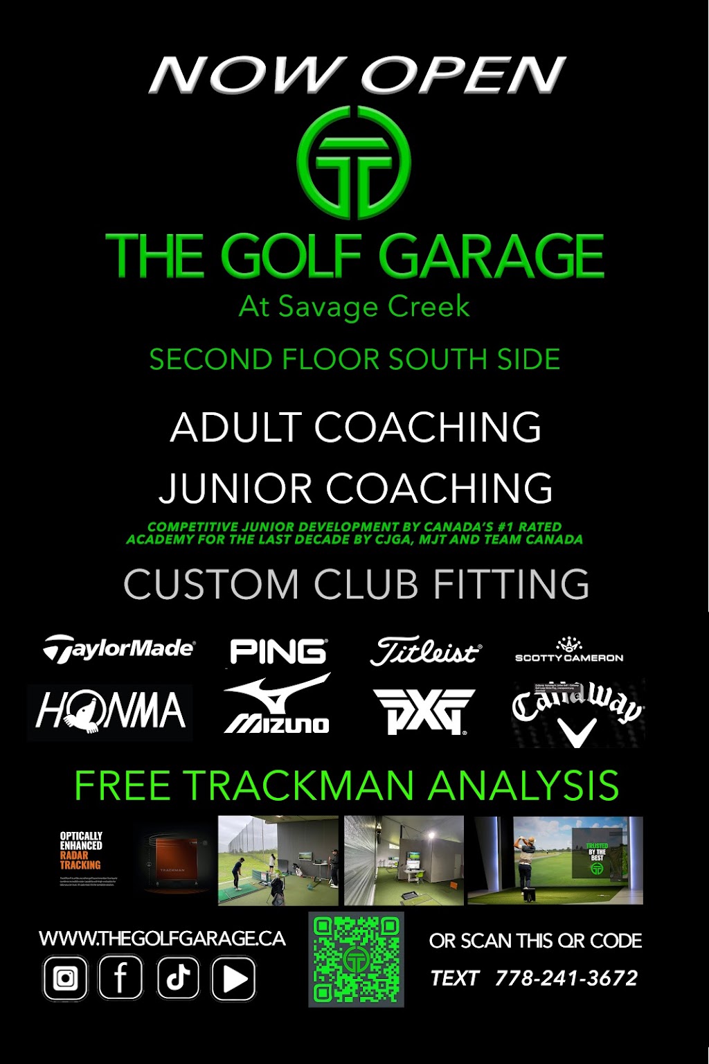 The Golf Garage at Savage Creek | 7388 No 6 Rd, Richmond, BC V6W 1E1, Canada | Phone: (778) 241-3672