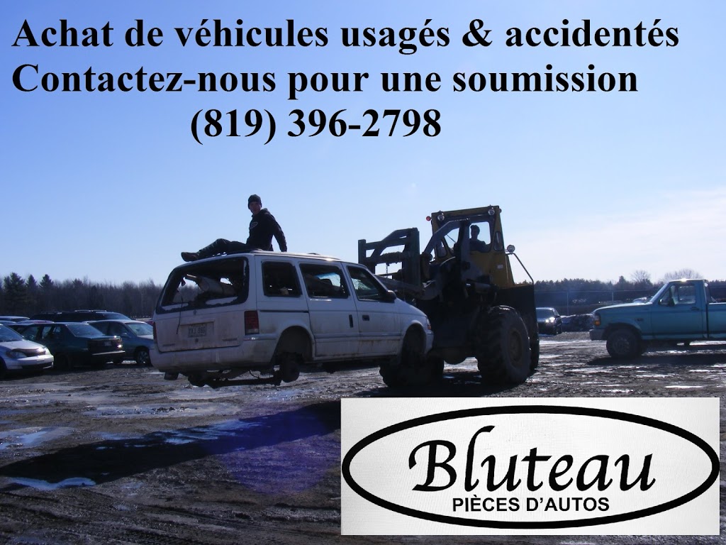 Pièces dAutos Bluteau | 1438 Route 122, Saint-Edmond-de-Grantham, QC J0C 1K0, Canada | Phone: (819) 396-2798