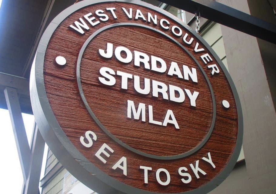 MLA Jordan Sturdy | 6650 Royal Ave, West Vancouver, BC V7W 2B8, Canada | Phone: (604) 922-1153