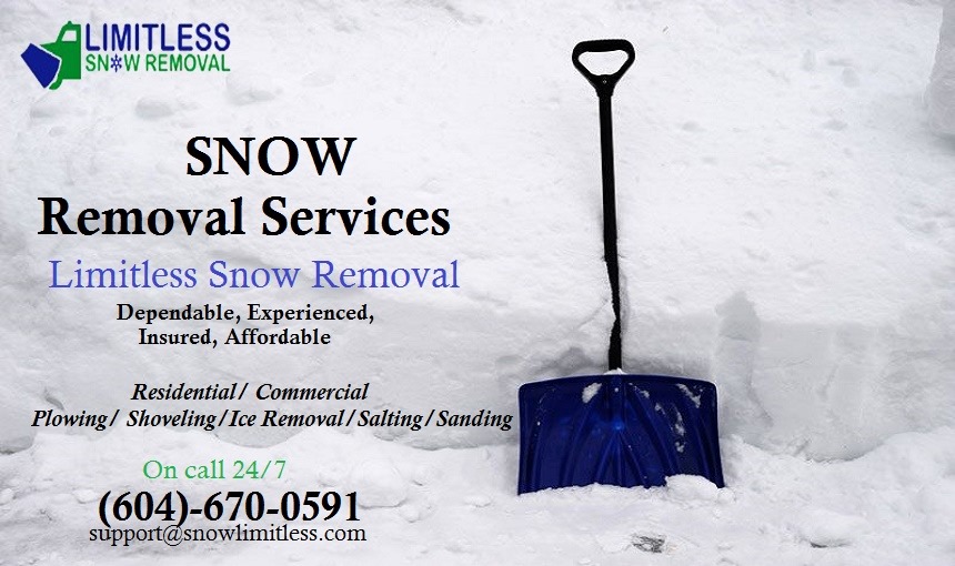 Limitless Snow Removal Company | 2966 Pheasant St Unit #2, Coquitlam, BC V3B 1A1, Canada | Phone: (604) 670-0591