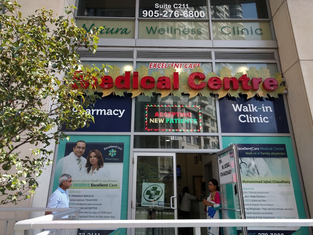 Excellent Care Medical Centre | 3885 Duke of York Blvd #106c, Mississauga, ON L5B 0E4, Canada | Phone: (905) 270-3885