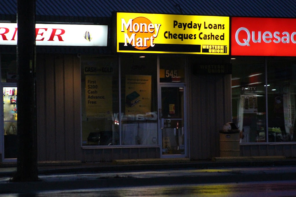 Money Mart | 545 Niagara St, Welland, ON L3C 1L7, Canada | Phone: (905) 735-2274