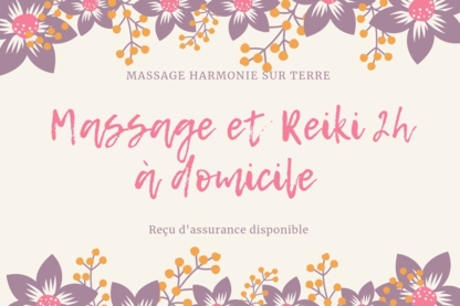 Massage Harmonie sur Terre | 6 Chem. des Rives, Brownsburg, QC J8G 2M8, Canada | Phone: (514) 772-8667