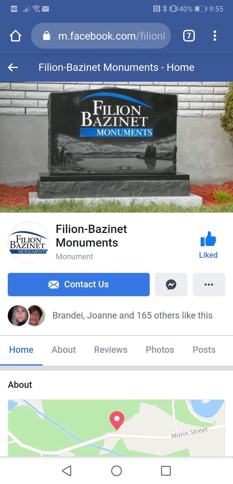 Filion-Bazinet Monuments | 1691 ON-575, Field, ON P0H 1M0, Canada | Phone: (705) 758-9646