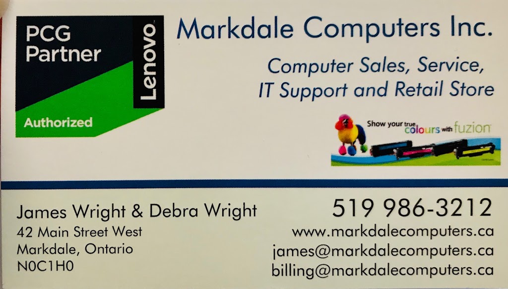 Markdale Computers Inc. | 42 Main St W, Markdale, ON N0C 1H0, Canada | Phone: (519) 986-3212